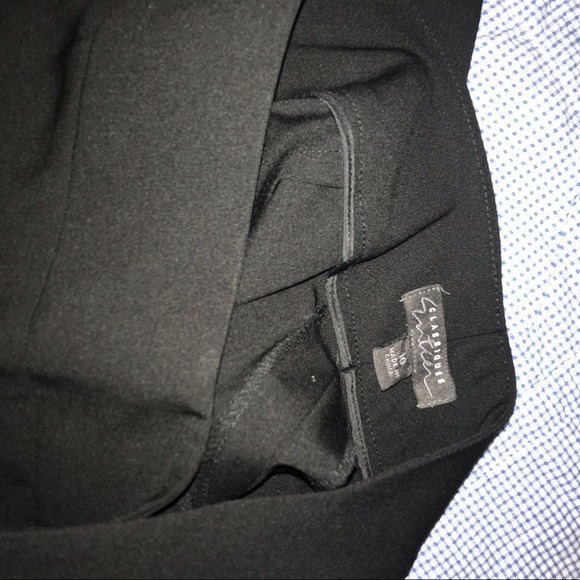 Classiques Entier Wool Cuff Button Front Slacks - Picture 5 of 7